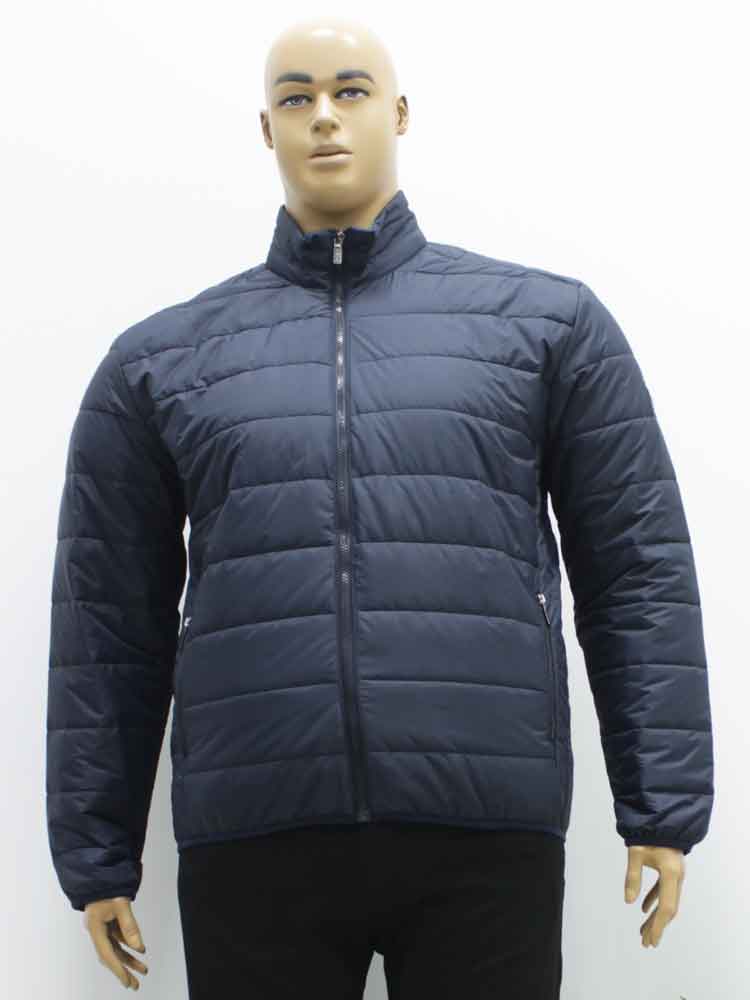 Куртка легкая (ветровка) мужская с эластичной отделкой рукава и низа большого размера. Магазин «Большой Папа», Луганск.