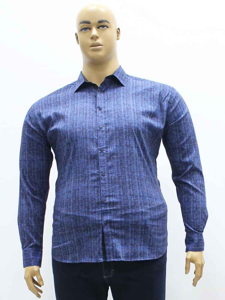 Сорочка (рубашка) из мерсеризованного хлопка стрейчевая большого размера. Магазин «Большой Папа», Луганск.