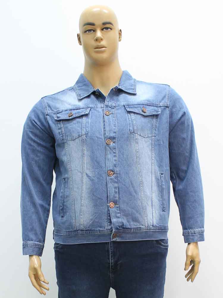 Куртка джинсовая мужская большого размера, 2020. Магазин «Большой Папа», Луганск.