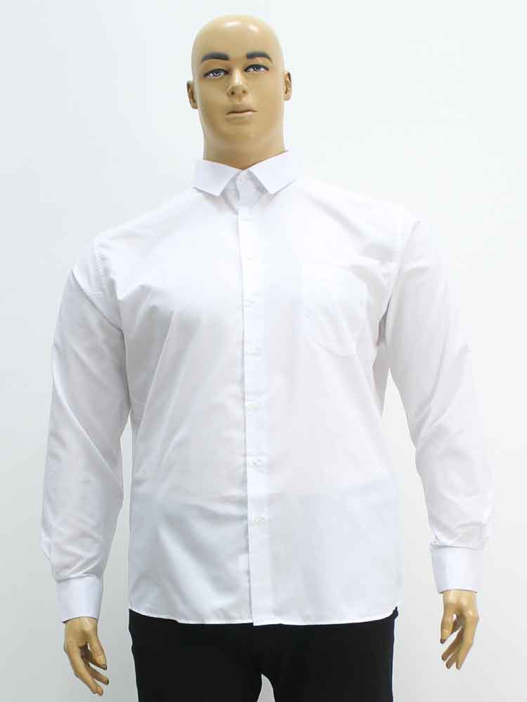 Сорочка (рубашка) мужская из хлопка классическая большого размера, 2021. Магазин «Большой Папа», Луганск.