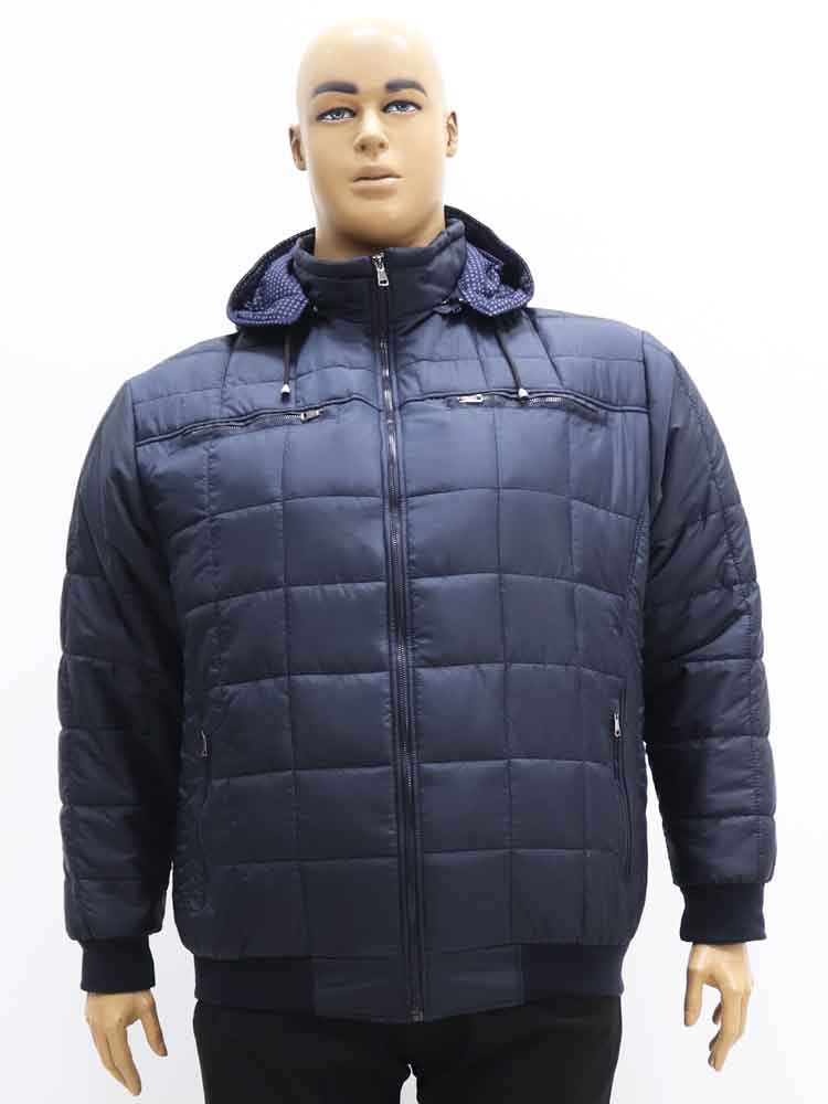 Куртка зимняя мужская на манжете с капюшоном большого размера, 2021. Магазин «Большой Папа», Луганск.