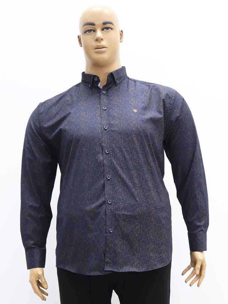 Сорочка (рубашка) мужская из хлопка большого размера, 2021. Магазин «Большой Папа», Луганск.