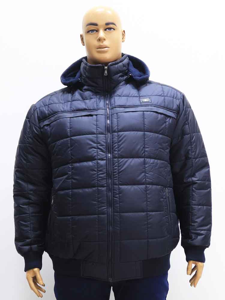 Куртка зимняя мужская с капюшоном на манжете большого размера, 2022. Магазин «Большой Папа», Луганск.